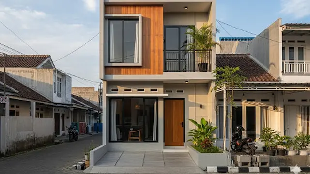 Rumah 5x10 Dua Lantai Fungsional