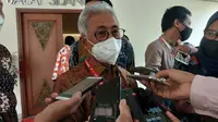 Kepala SKK Migas Dwi Soetjipto di Jakarta Conventiom Center, Rabu (27/7/2022).