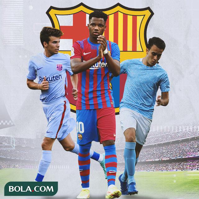 Barcelona - Riqui Puig, Ansu Fati, Eric Garcia