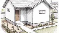 7 Sketsa Rumah Sederhana Halaman Luas, Konsep Hunian yang Nyaman untuk Keluarga Modern