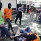 Rekonstruksi pengeroyokan Anggota TNI oleh Rinto Cs (Arfandi Ibrahim/Liputan6.com)