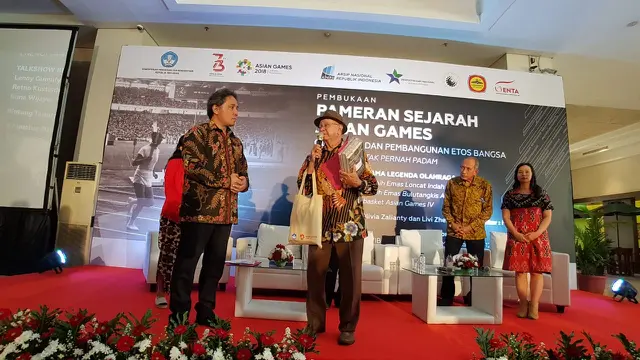 Pameran Asian Games di Museum Nasional