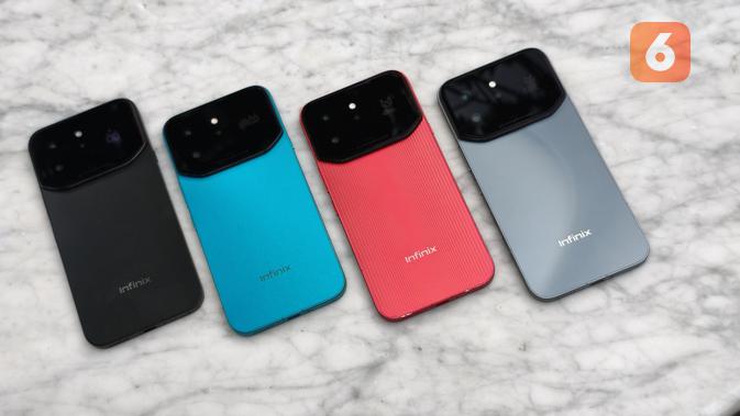 Pilihan warna Infinix Note 60 Ultra Design by Pininfarina. (Liputan6.com/ Yuslianson)
