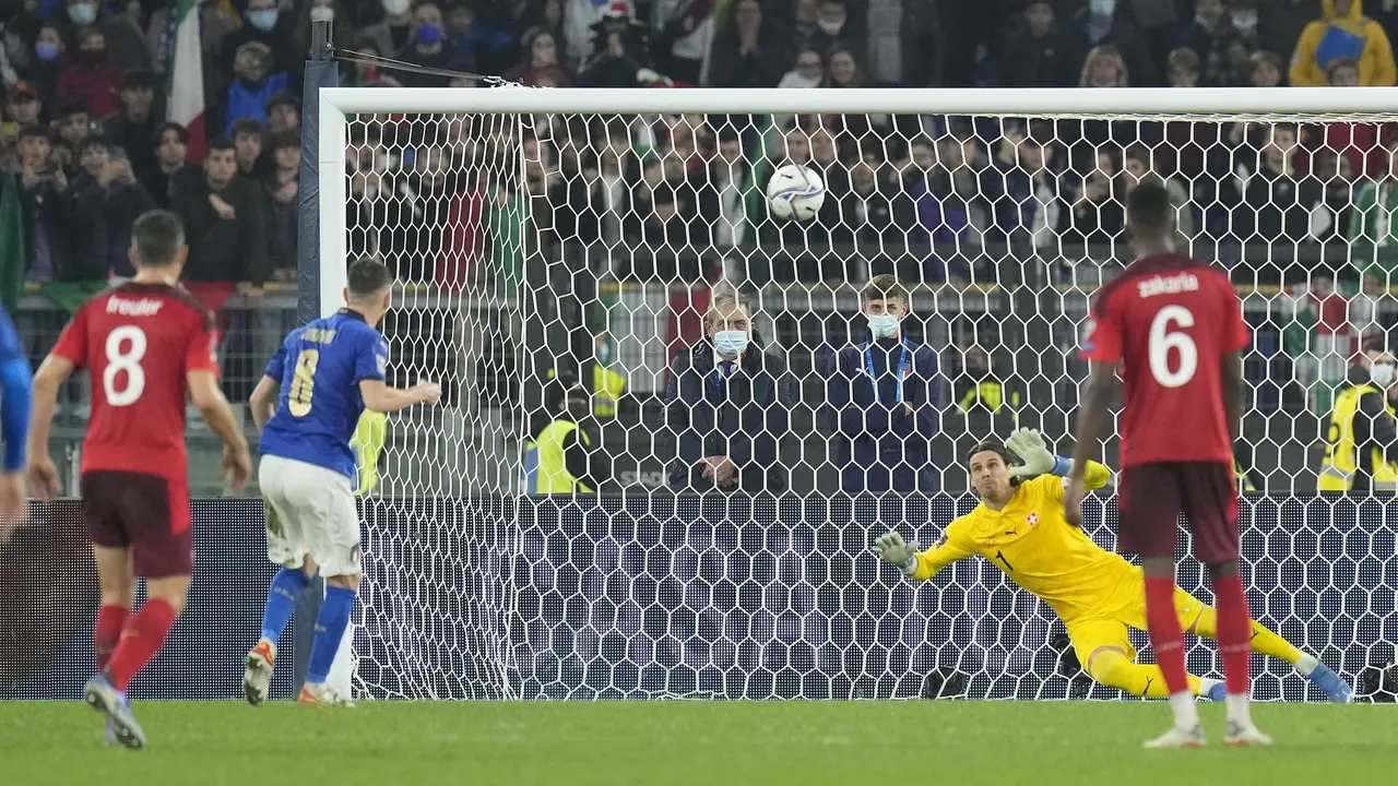 Foto: Gagal Penalti, Italia Ditahan Imbang Swiss pada Laga Lanjutan Kualifikasi Piala Dunia 2022