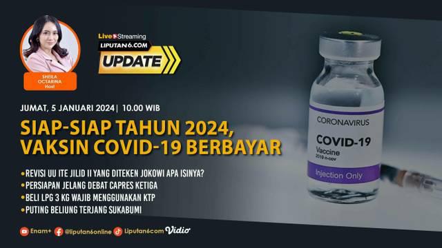 Setelah keluar dari pandemi COVID-19, pemerintah tak lagi menggratiskan vaksin COVID-19 untuk semua masyarakat Indonesia. Pemerintah lewat Kementerian Kesehatan Republik Indonesia (Kemenkes RI) menyatakan bahwa per 1 Januari 2024 vaksin COVID-19 berb...