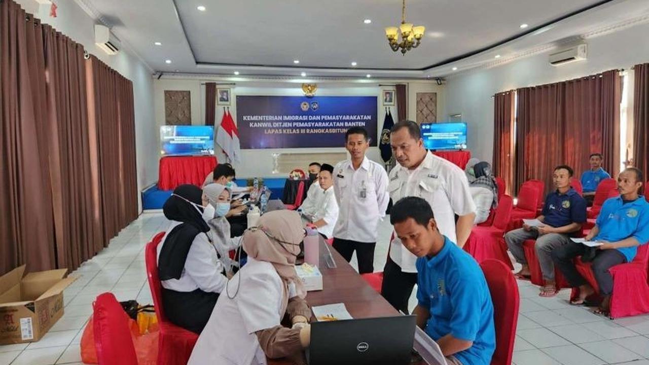 Tahukah Anda, 284 Warga Binaan Lapas Rangkasbitung Jalani Skrining Tuberkulosis Massal?