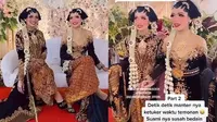 Pengantin kembar viral (Sumber: TikTok/nadyaauliazulfa1)