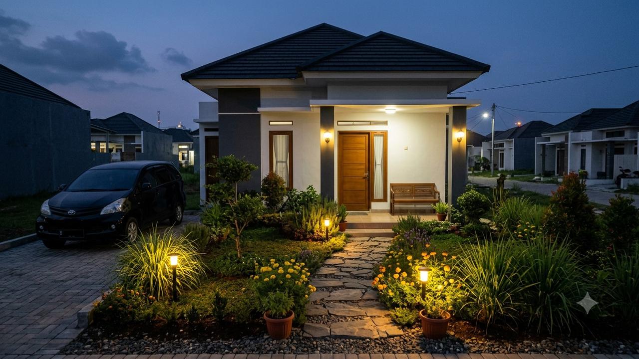 8 Ukuran Taman Depan Rumah Subsidi yang Ideal, Bikin Lahan Sempit Terlihat Asri