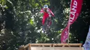 Rendy mencatatkan waktu Rendy mencatatkan waktu 02:38.714. Atlet berusia 25 tahun itu meraihnya setelah melalui lintasan yang menantang dan kompetitif di Khao Kheow Open Zoo, Thailand. (Foto: NOC Indonesia/Tetuko Mediantoro)