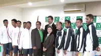 Tim Tenis Indonesia vs Pakistan 