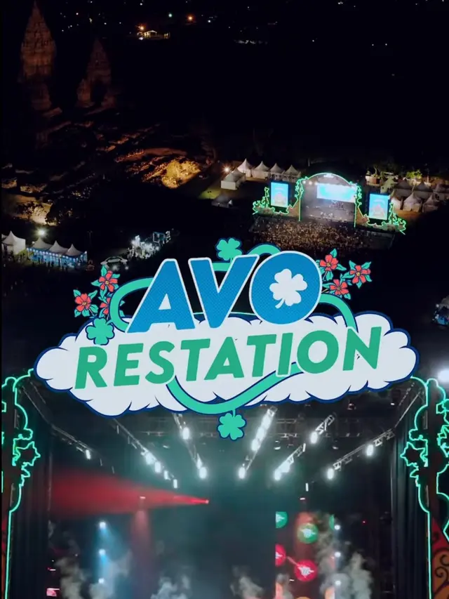 AVOrestation 2024 menghadirkan suasana semarak yang tak terlupakan di Candi Prambanan, Yogyakarta (Instagram/@avorestation)