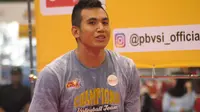 Pemain Surabaya Bhayangkara Samator, Randy Febriant Tamamilang, menyabet gelar pemain terbaik Proliga 2019. (Bola.com/Vincentius Atmaja)
