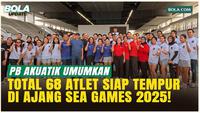 Resmi! Ini Daftar Atlet Polo Air, Loncat Indah, OWS & Renang Artistik untuk SEA Games 2025