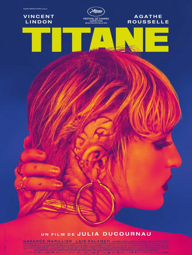Poster film Titane. (Foto: Kazak Productions/ Frakas Productions/ IMDb)