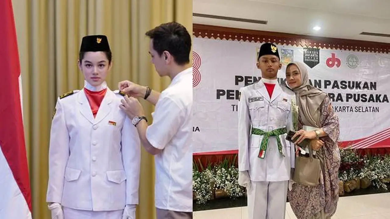 5 Potret Anak Seleb Jadi Paskibra Ini Bikin Bangga Orang Tua