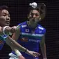 Ganda Putra Jepang, Takeshi Kamura/Keigo Sonoda bakal menghadapi rekan senegara di Final All England 2021 (Adrian Dennis/AFP)