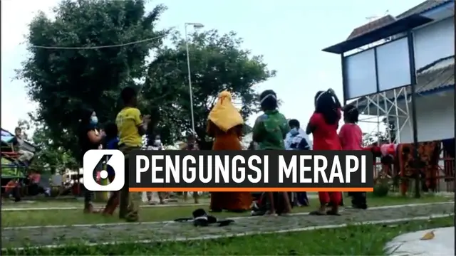 VIDEO: Suasana Belajar Tatap Muka di Pengungsian Merapi