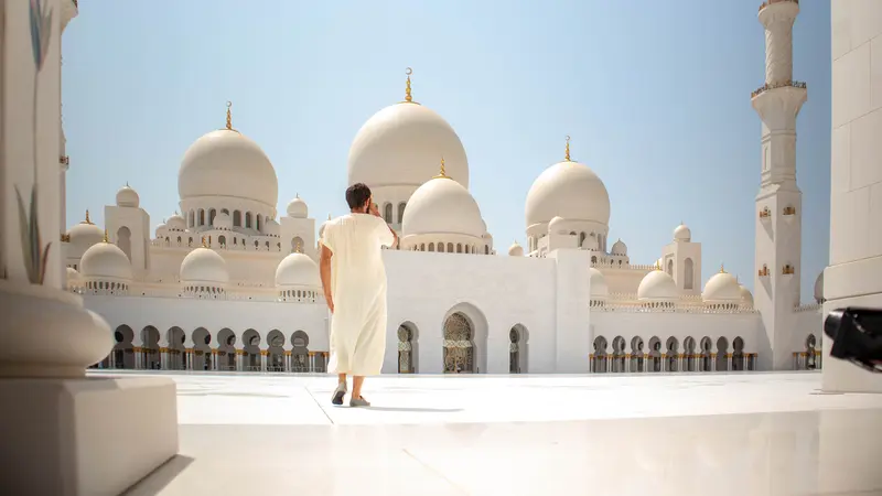 Ilustrasi Ramadan di masjid