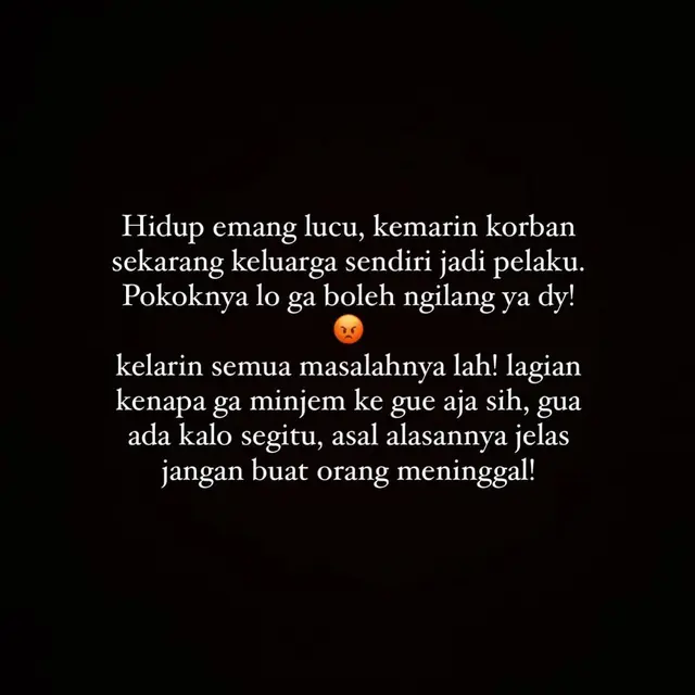 Unggahan Teuku Ryzki soal kelakuan Aldy Maldini. (Foto: Dok. Instagram @teukuryz)