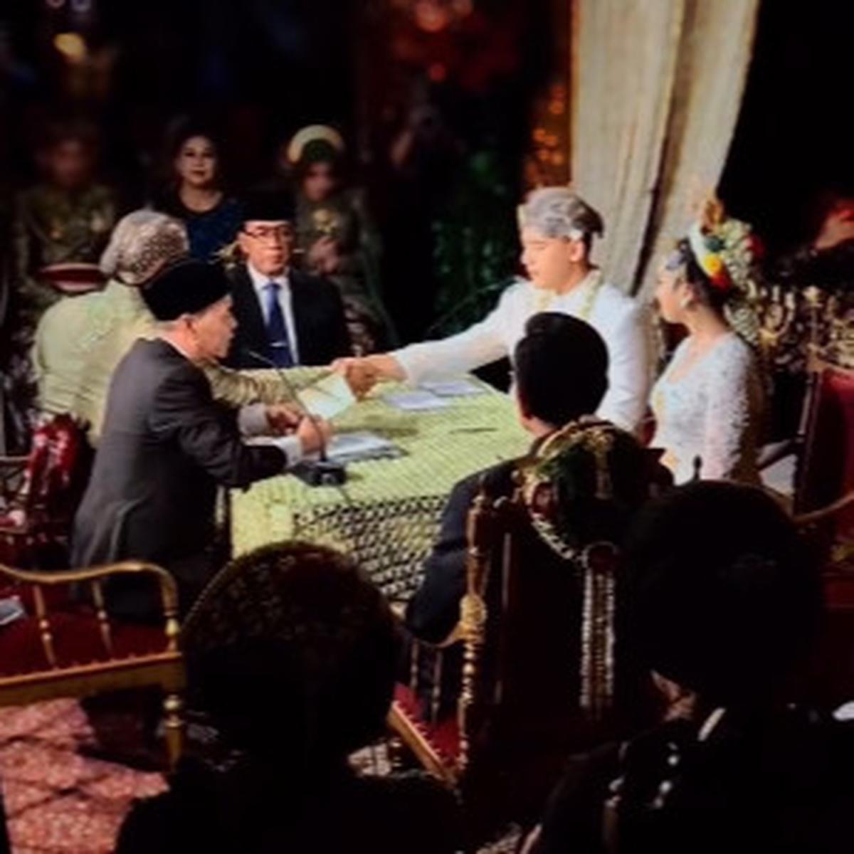 Tiga Mantan Wapres Duduk Sejajar Hadiri Akad Nikah Putri Andika Perkasa