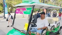 Grab sediakan sarana fasilitas Grab Gerak dan Golf Car bantu mobilisasi pengunjung dan atlet Asian Para Games ke Gelora Bung Karno.