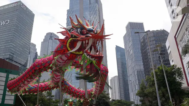 Perayaan Cap Go Meh di Kawasan SCBD