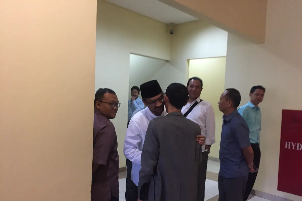 Abraham Samad tiba di Kantor DPP PKS (Liputan6.com/M Radityo)
