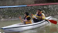 Wisata Kano Sambil Ngabuburit di Saluran Irigasi Tangerang Banten