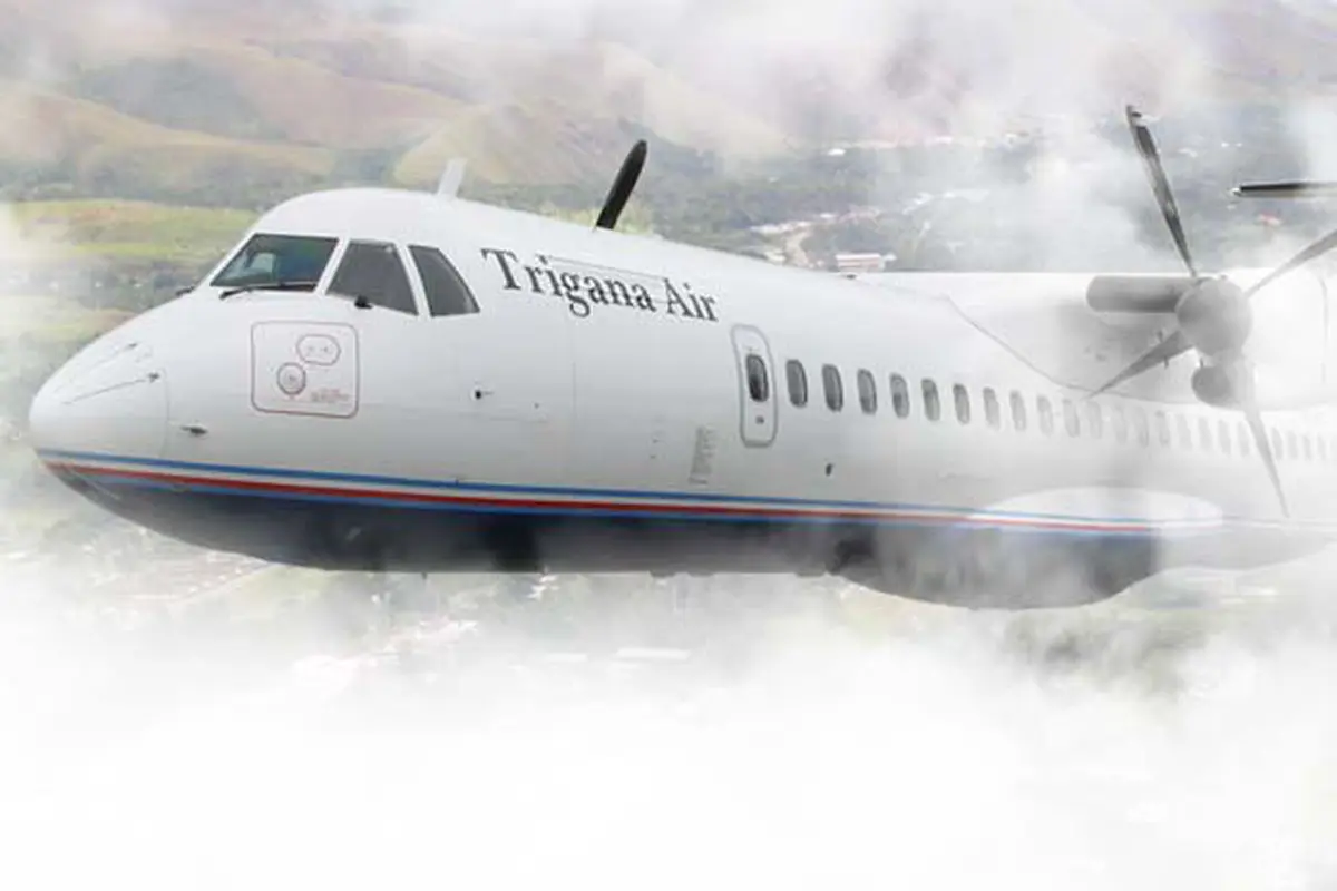 Ilustrasi Pesawat Trigana Air