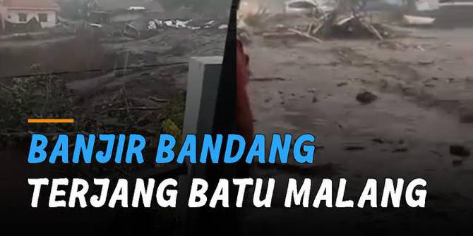 VIDEO: Viral Banjir Bandang Terjang Kota Batu Malang
