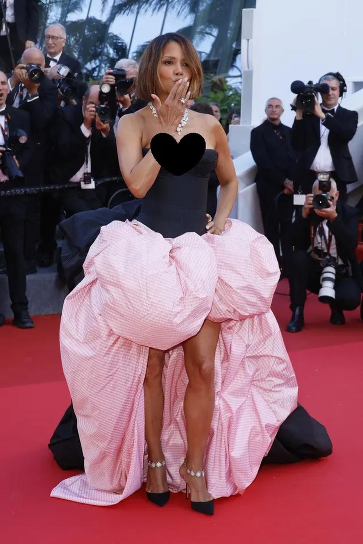 Halle Berry dalam Festival Film Cannes 2025. (Joel C Ryan/Invision/AP)