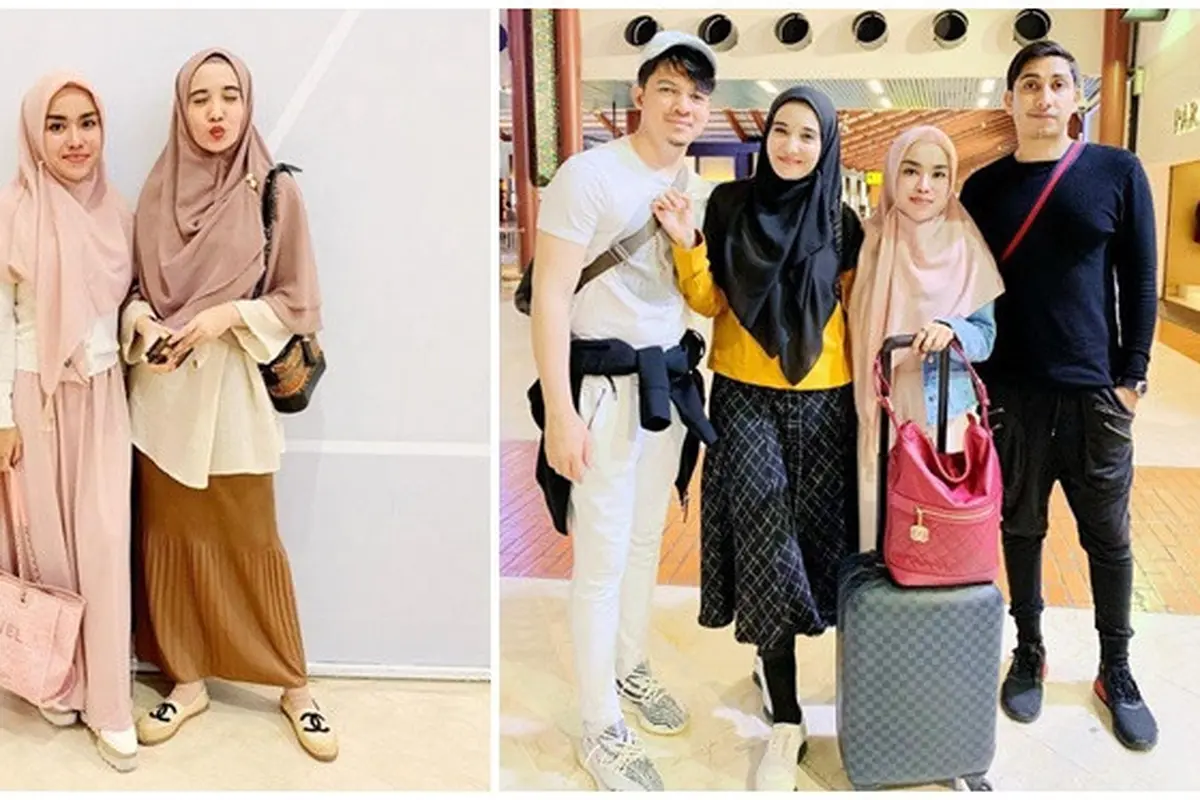 Momen Kedekatan Medina Zein dan Zaskia Sungkar