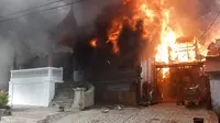 Kebakaran di Kabupaten Solok, Sumatera Barat, Minggu (12/2/2023). (Liputan6.com/ist)