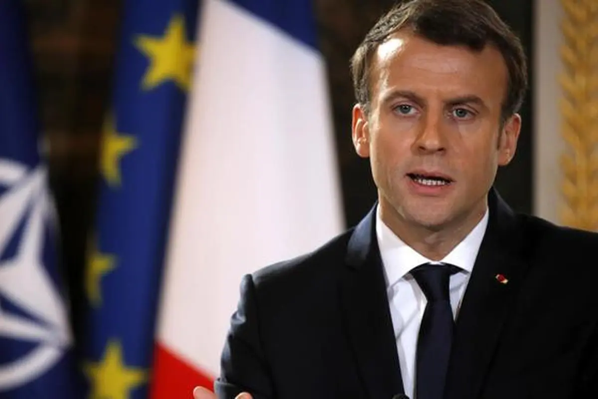Presiden Prancis Emmanuel Macron (AP/Phillipe Wojazer)