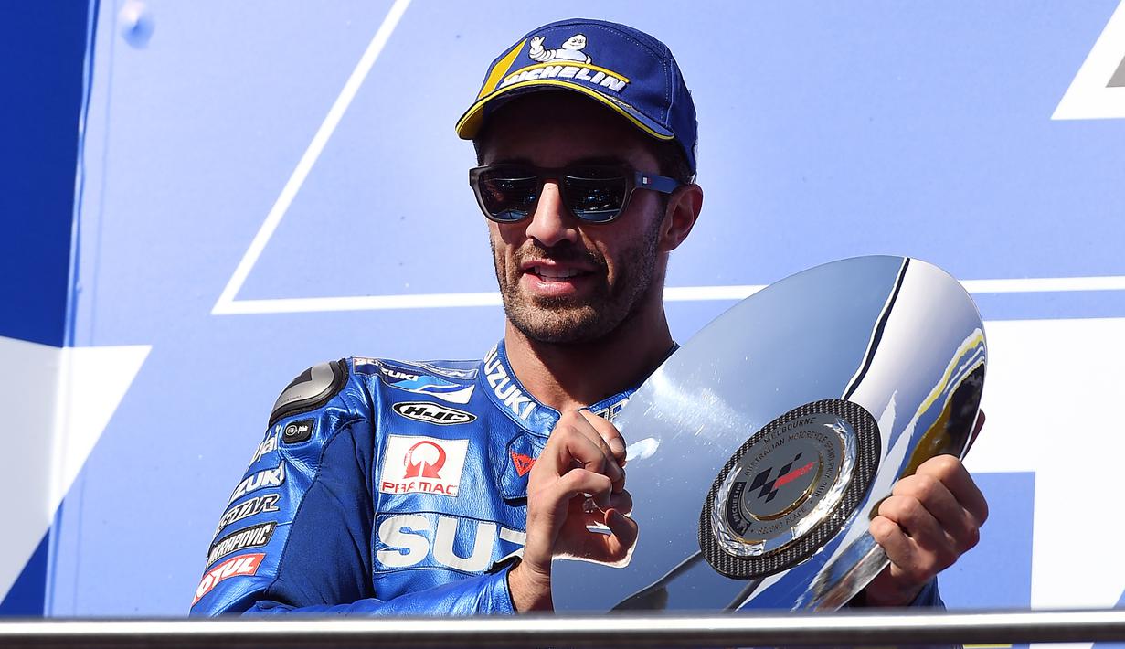 5. Andrea Iannone (Aprilia Racing Team Gresini) - US$3.3 juta atau Rp48 miliar per tahun. (AFP/William West)