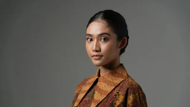 Model Baju Batik Atasan Modern Simple
