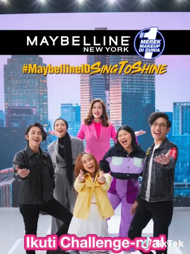 Kompetisi Menyanyi Maybelline di TikTok Ajak Kamu Eksis hingga ke New York Times Square Billboard
