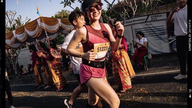 Febby Rastanty ikut half maraton (Instagram/febbyrastanty)