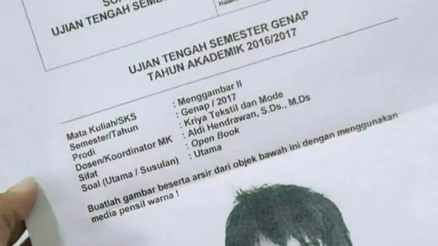Beredar, Soal Ujian di Kampus Bandung Bikin Netizen Ngakak