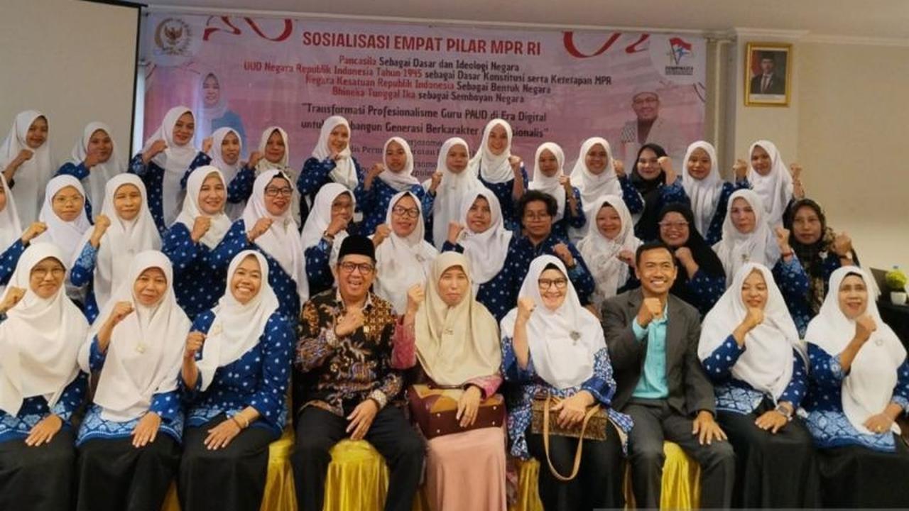 MPR RI Gencarkan Sosialisasi Empat Pilar Kebangsaan ke Pendidik PAUD Bangka Belitung