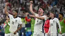 Kemenangan atas Slovakia mengantar Inggris melaju ke delapan besar Euro 2024. Di perempat final Euro 2024, Inggris akan berhadapan dengan Swiss. (OZAN KOSE/AFP)