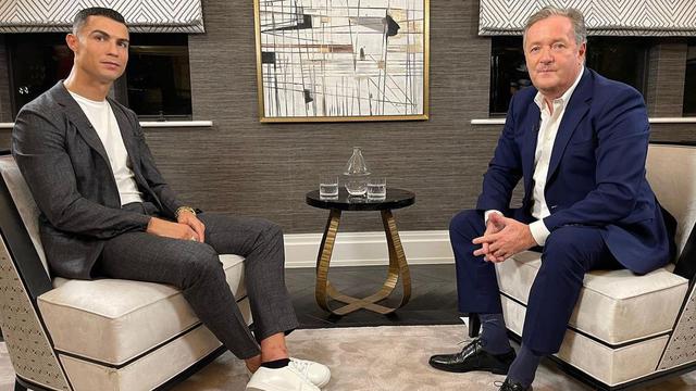Cristiano Ronaldo dan Piers Morgan