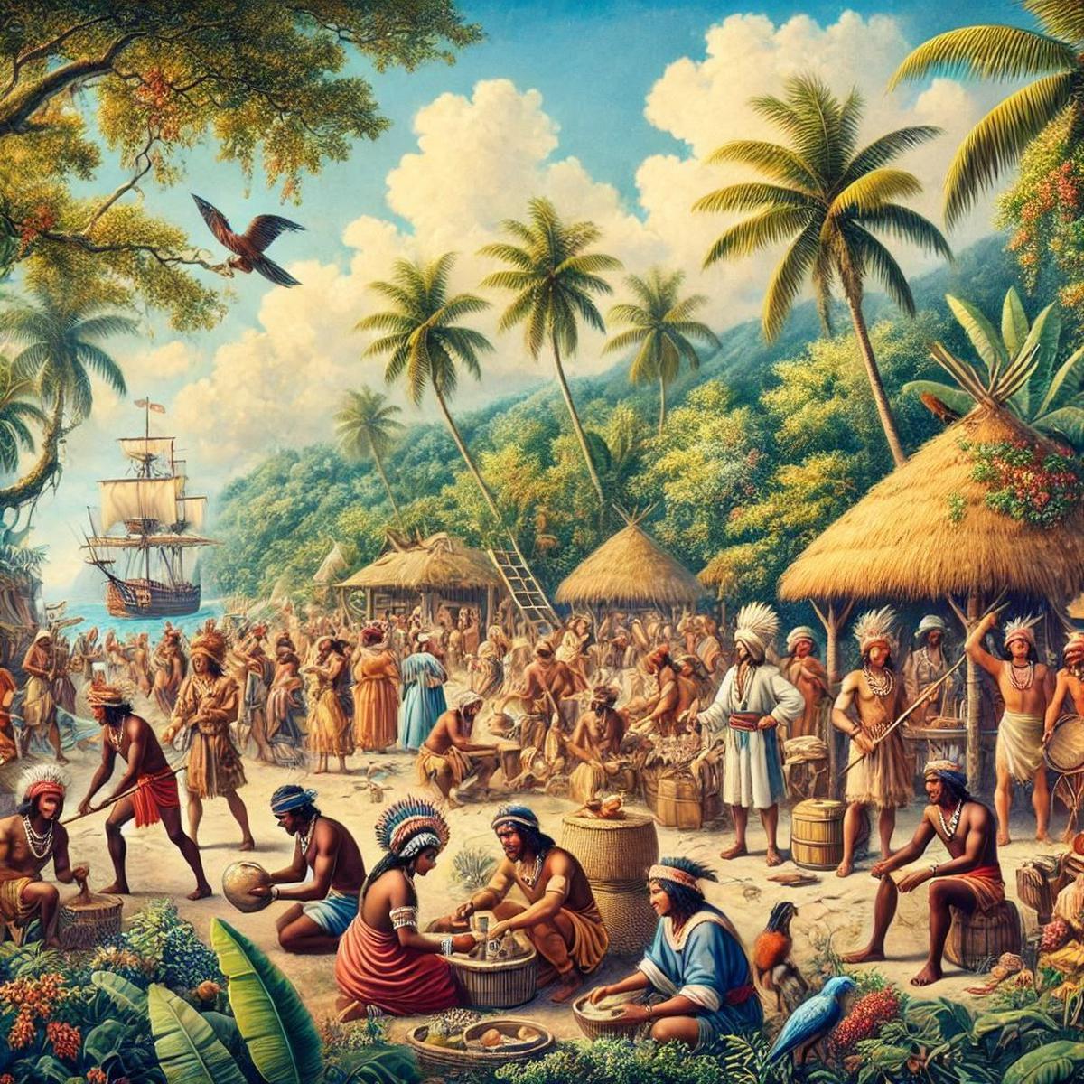 Ilustrasi Suku Indian