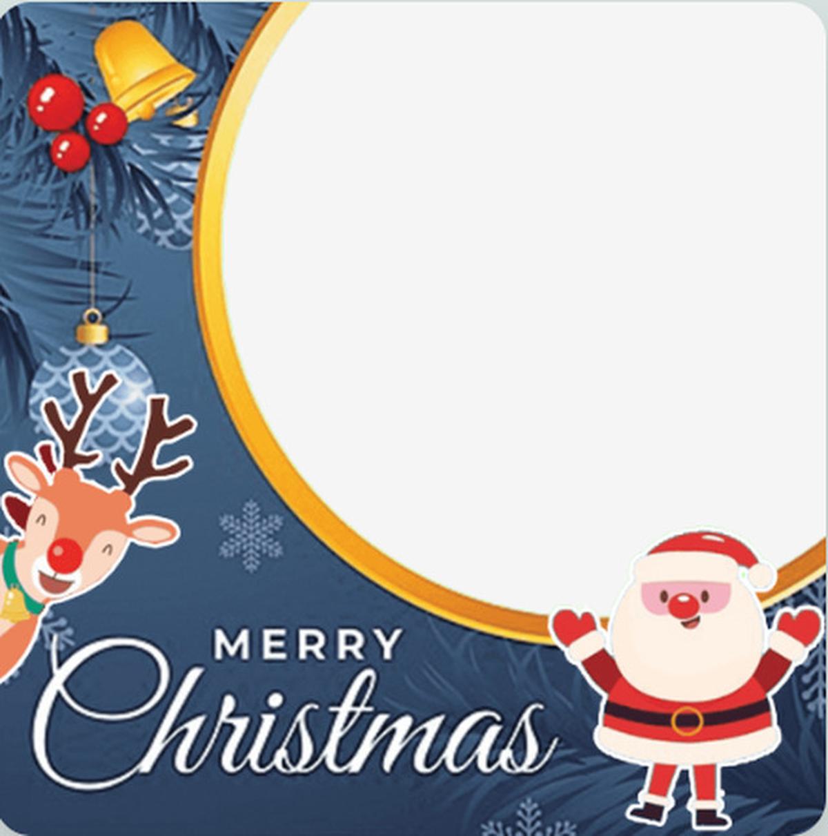 Twibbon Tema Kebahagiaan di Momen Natal dan Tahun Baru 2026
