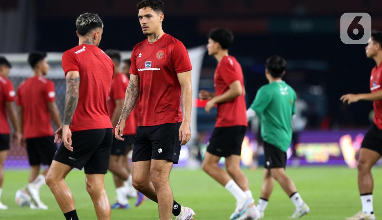 Mantan pelatih Timnas Korea Selatan itu tidak mau menargetkan apa-apa dan akan menjadikan laga melawan Argentina ini sebagai acuan sebelum tampil di Piala Asia 2024 Qatar. (Liputan6.com/Helmi Fithriansyah)