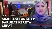 Simulasi Tanggap Darurat Kereta Cepat