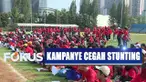 Kampanye cegah stunting kali ini dilakukan melalui permainan tradisional.