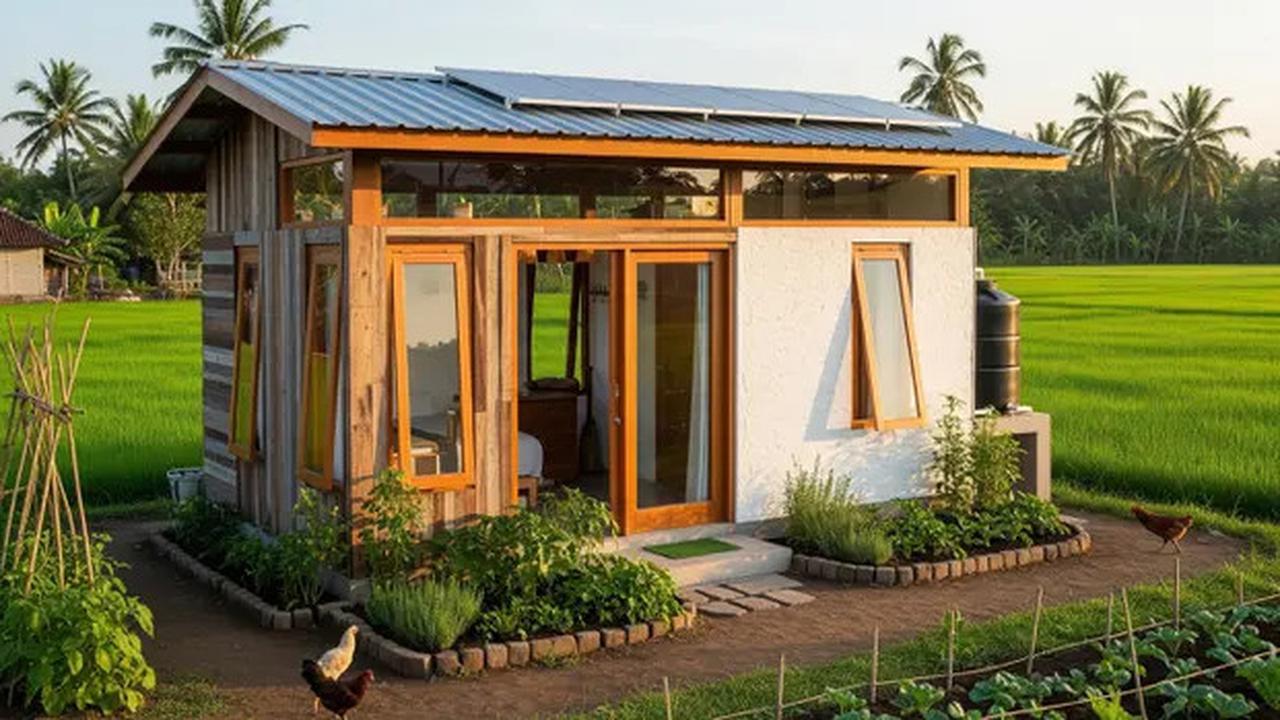 8 Inspirasi Rumah Kecil Bergaya Modern yang Tetap Asri dan Hemat Biaya di Kampung
