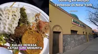 Buka Puasa Bersama di Queens Amerika, Takjilnya Kolak hingga Disuguhi Rendang. (Dok: TikTok&nbsp;@rikavinna&nbsp;https://vt.tiktok.com/ZSrRPtkBR/)
