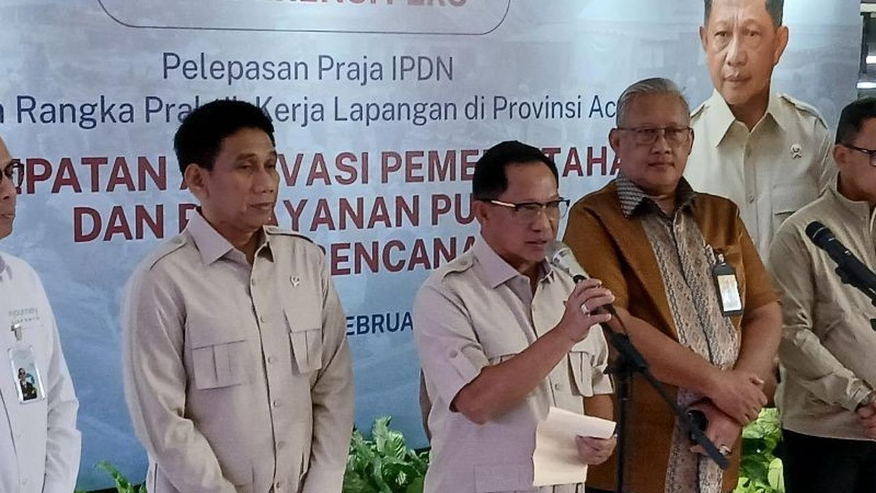 Mendagri Fokus Percepatan Pemulihan Layanan Pemda Pascabencana Sumatra, Kerahkan Ribuan Praja IPDN